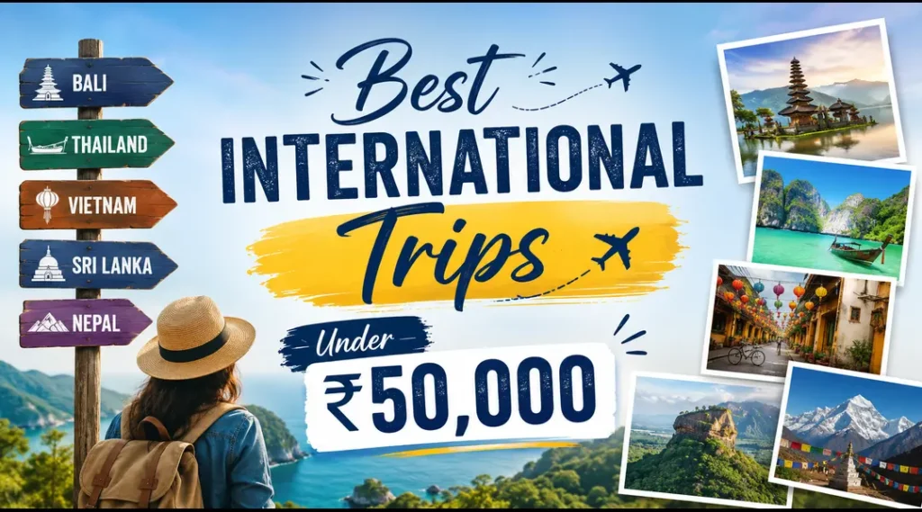 Best International Trips Under ₹50,000