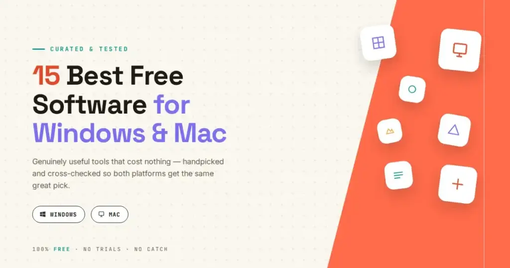 15 Best Free Software for Windows & Mac