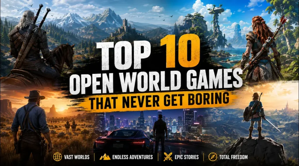 Top 10 Open World Games That Never Get Boring